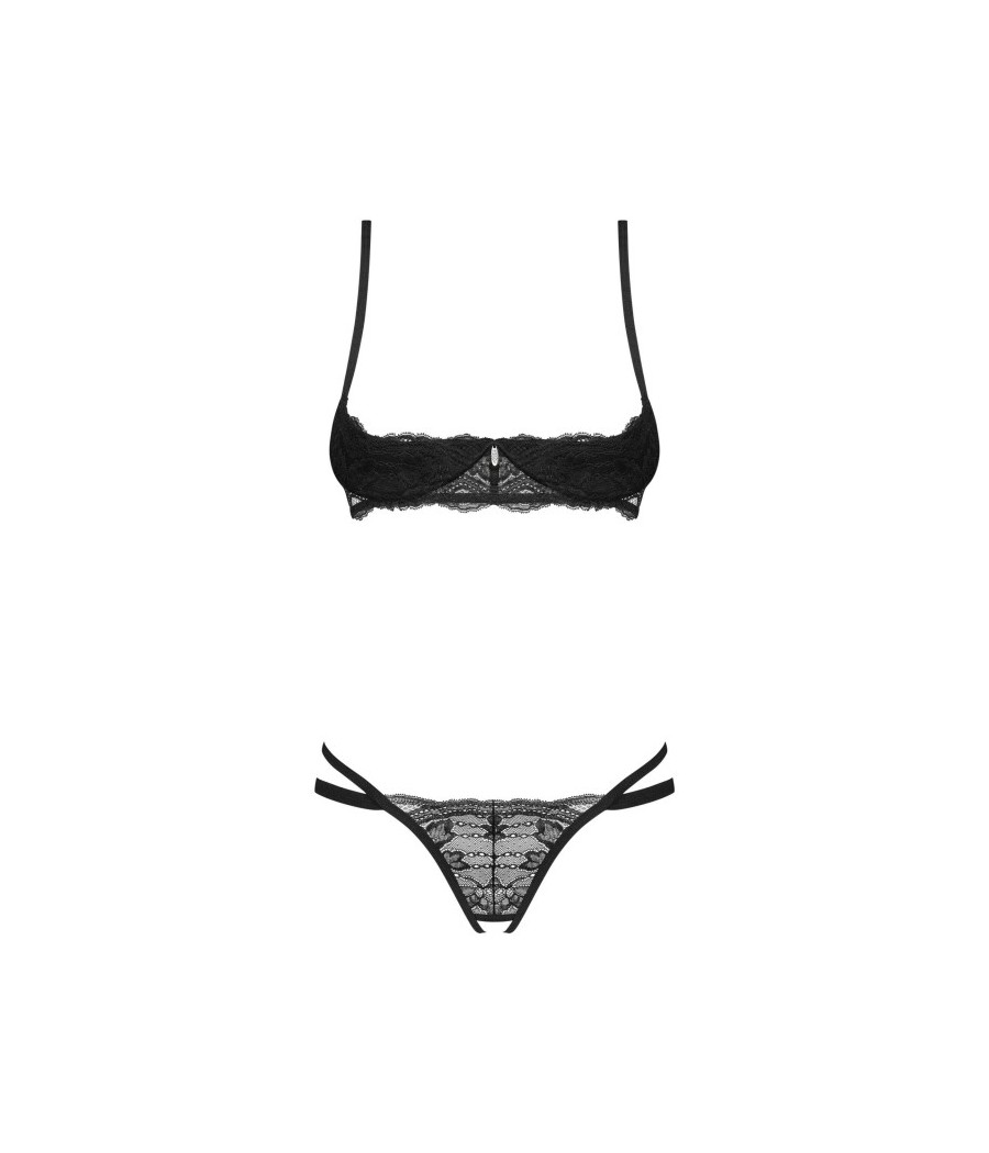 Nutris ensemble ouvert 2 pièces - Noir