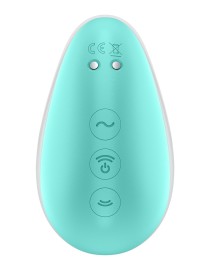 Stimulateur Pixie Dust air pulsé et vibrations - rose et menthe