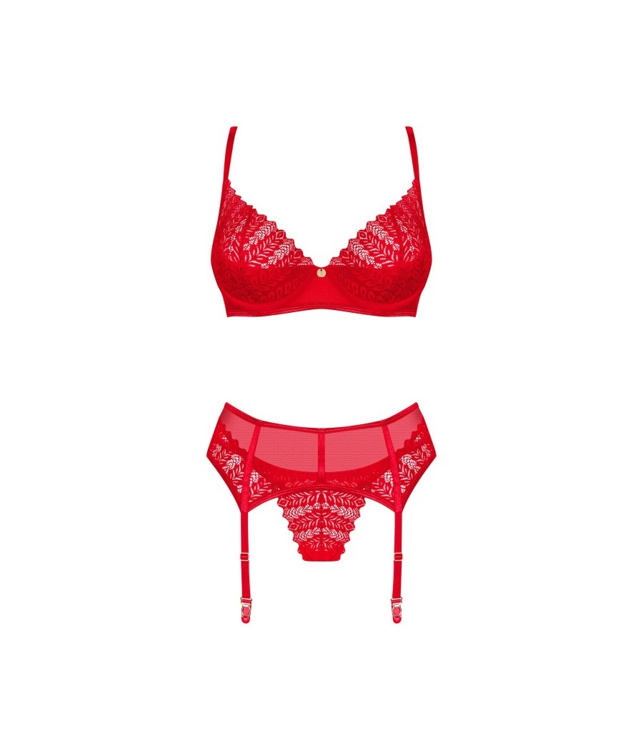 Ingridia ensemble 3 pièces - Rouge
