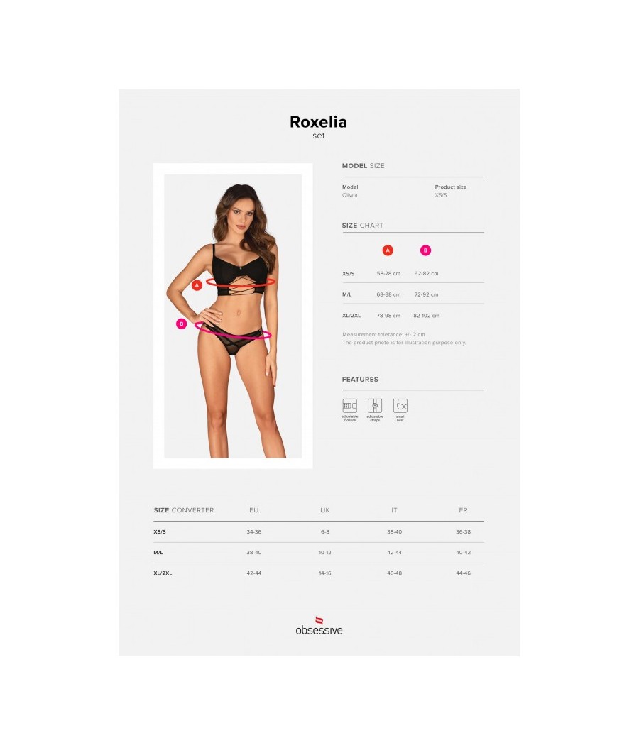 Roxelia ensemble 2 pièces - Noir