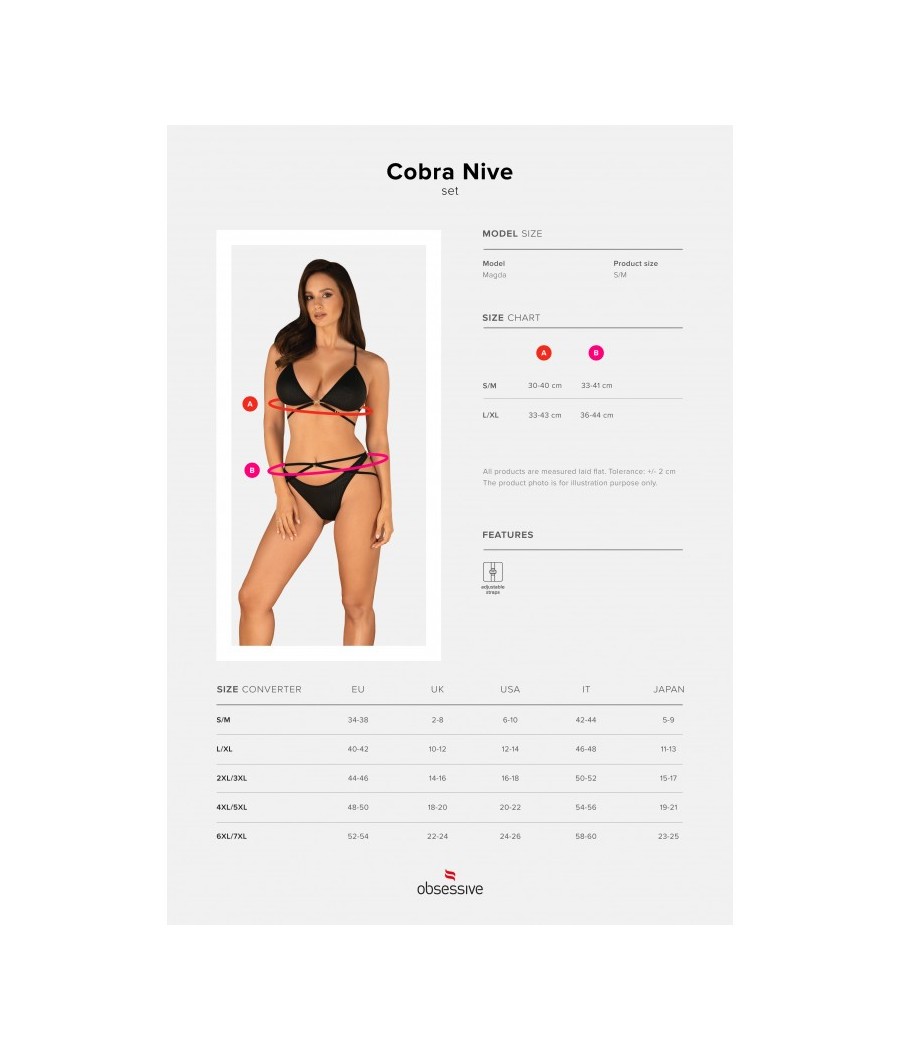 Cobra Nive Ensemble 2 pcs - Noir