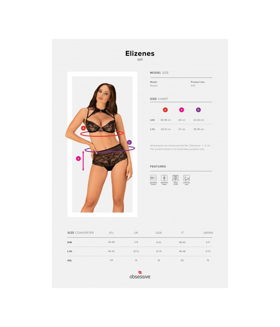 Elizenes Ensemble 2 pcs - Noir