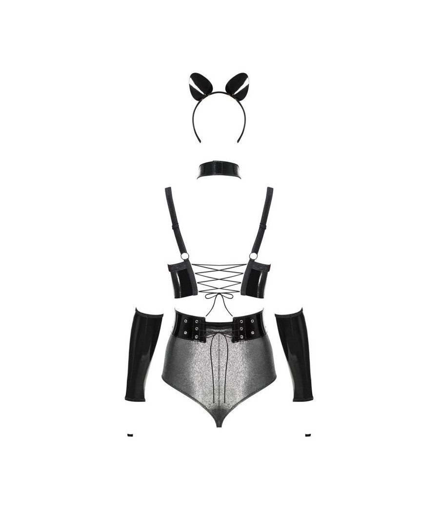 Silveria Ensemble 6 pcs - Argent et Noir