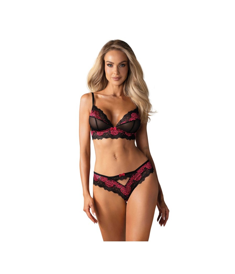 Tulia Ensemble 2 pcs - Noir et Fuchsia