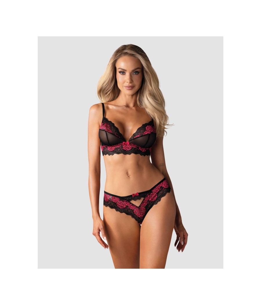 Tulia Ensemble 2 pcs - Noir et Fuchsia