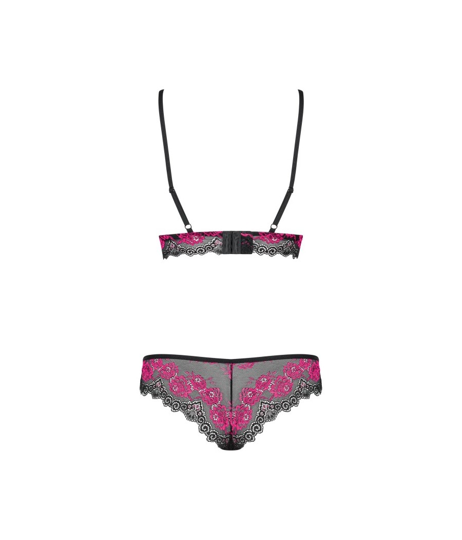 Tulia Ensemble 2 pcs - Noir et Fuchsia