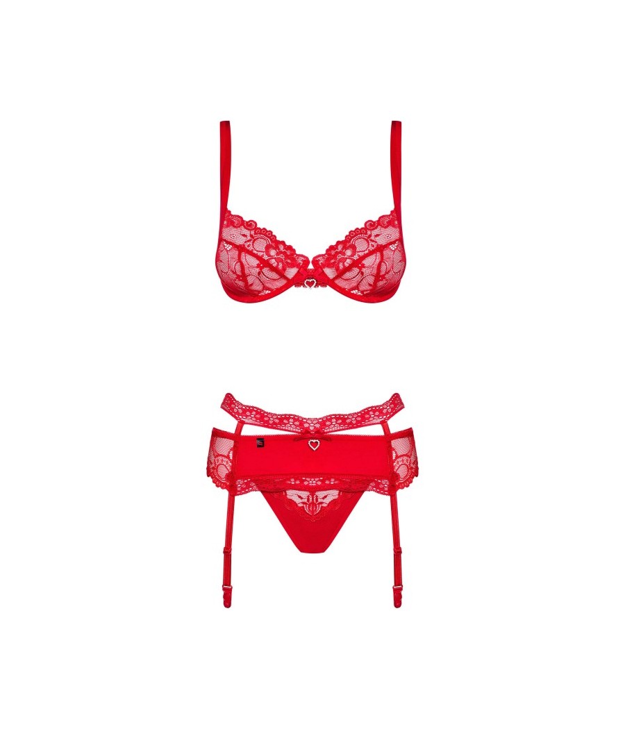 Heartina Ensemble 3 pcs - Rouge