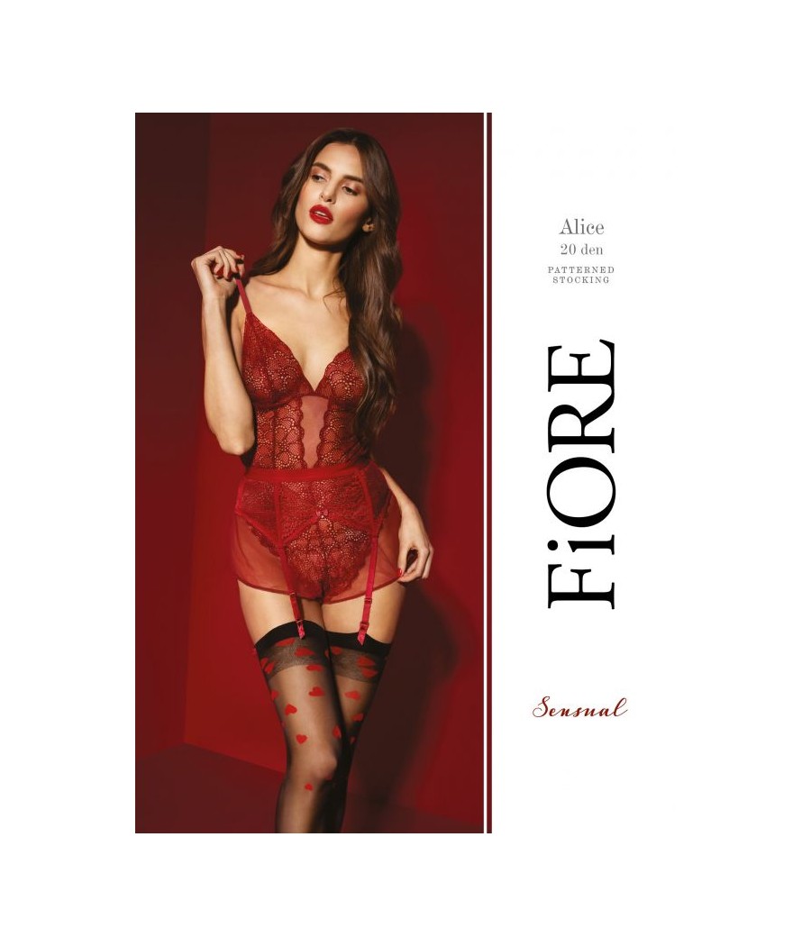 Alice Bas 20 DEN - Noir et Rouge