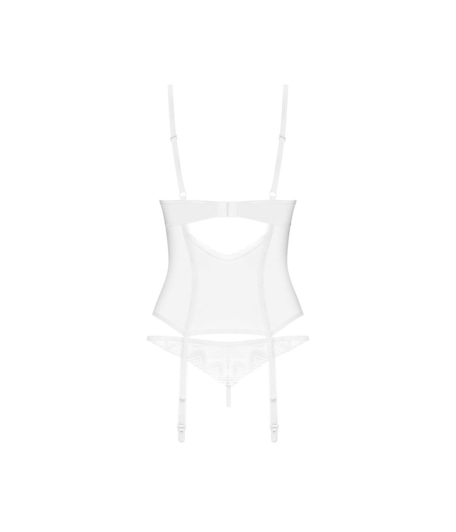 Alissium corset et string - Blancs