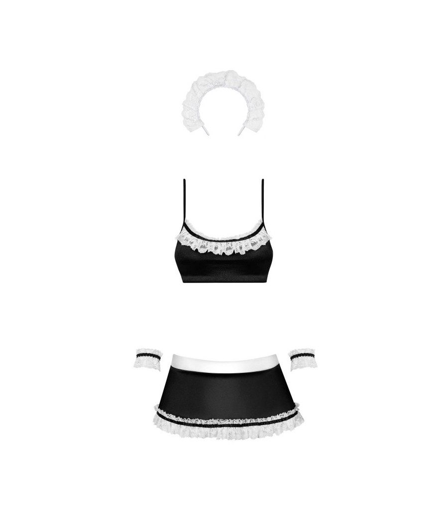 Maid set Costume de soubrette - Noir