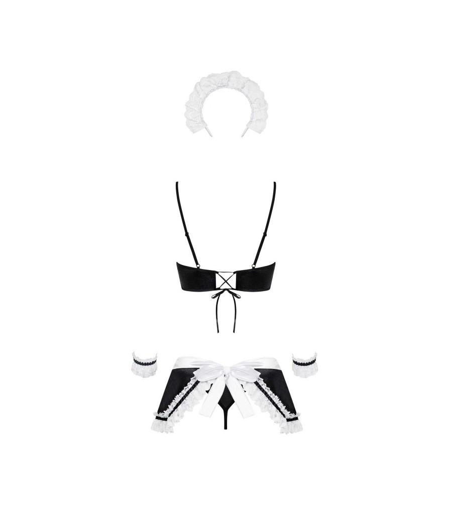 Maid set Costume de soubrette - Noir