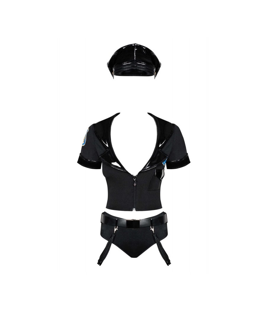 Police set Costume 6 pièces - Noir