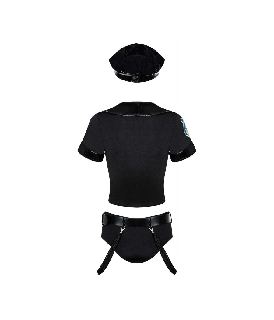 Police set Costume 6 pièces - Noir