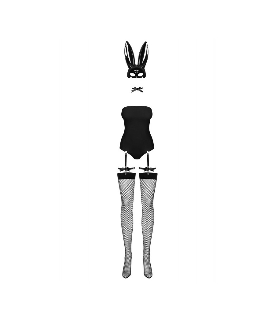 Bunny Costume 4 pcs - Noir