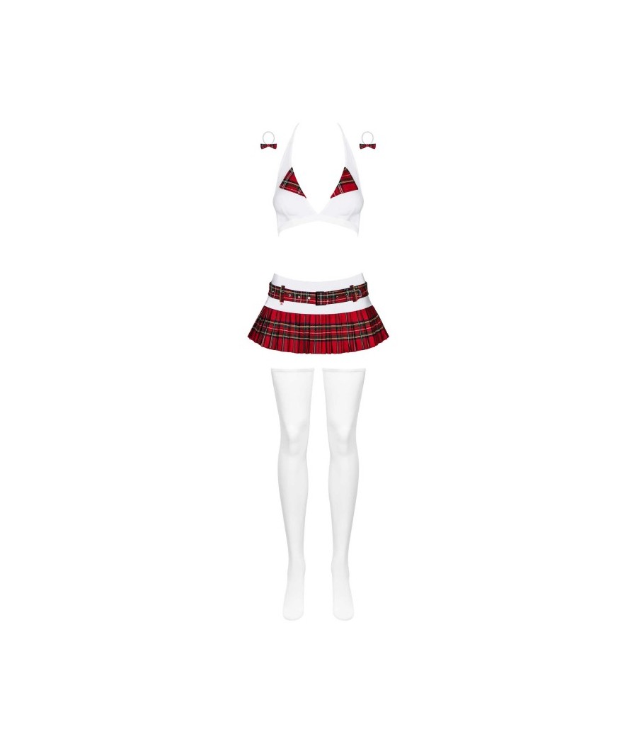 Schooly Costume - Rouge et Blanc