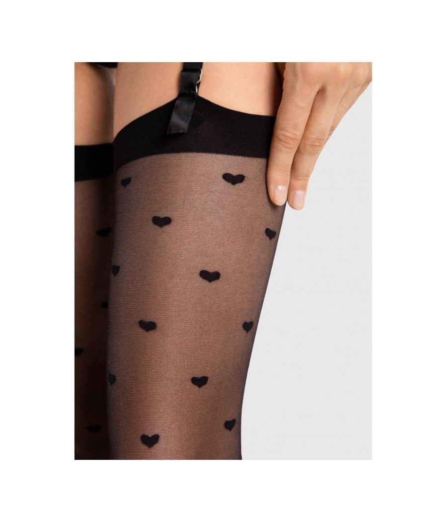 Love booster Bas 15 DEN - Noir