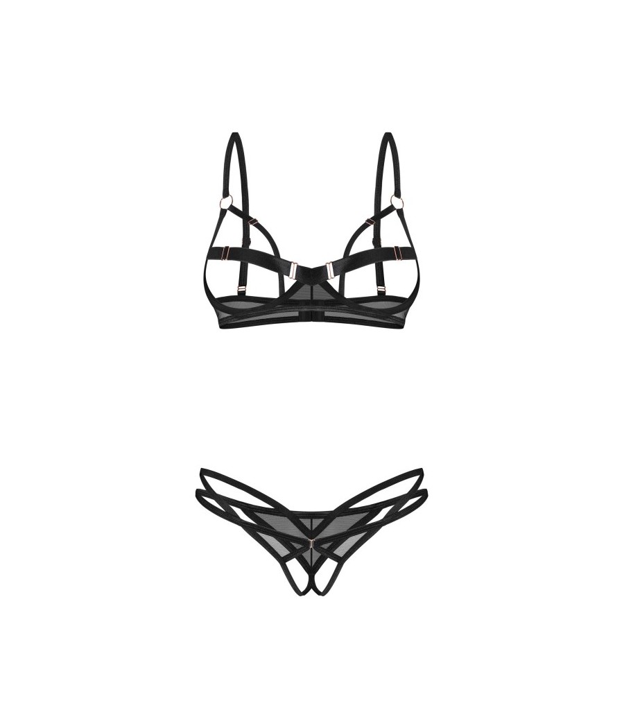 Euridia ensemble ouvert 2 pièces - Noir