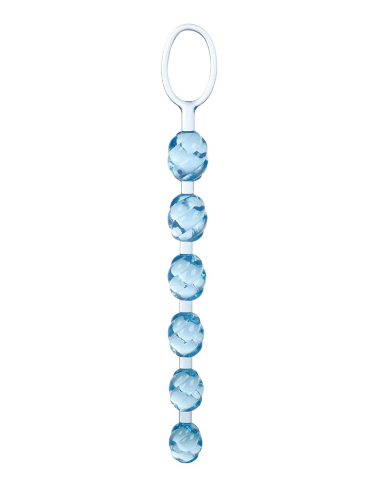 Perles anales CalExotics Swirl bleu Perles anales CalExotics Swirl bleu
