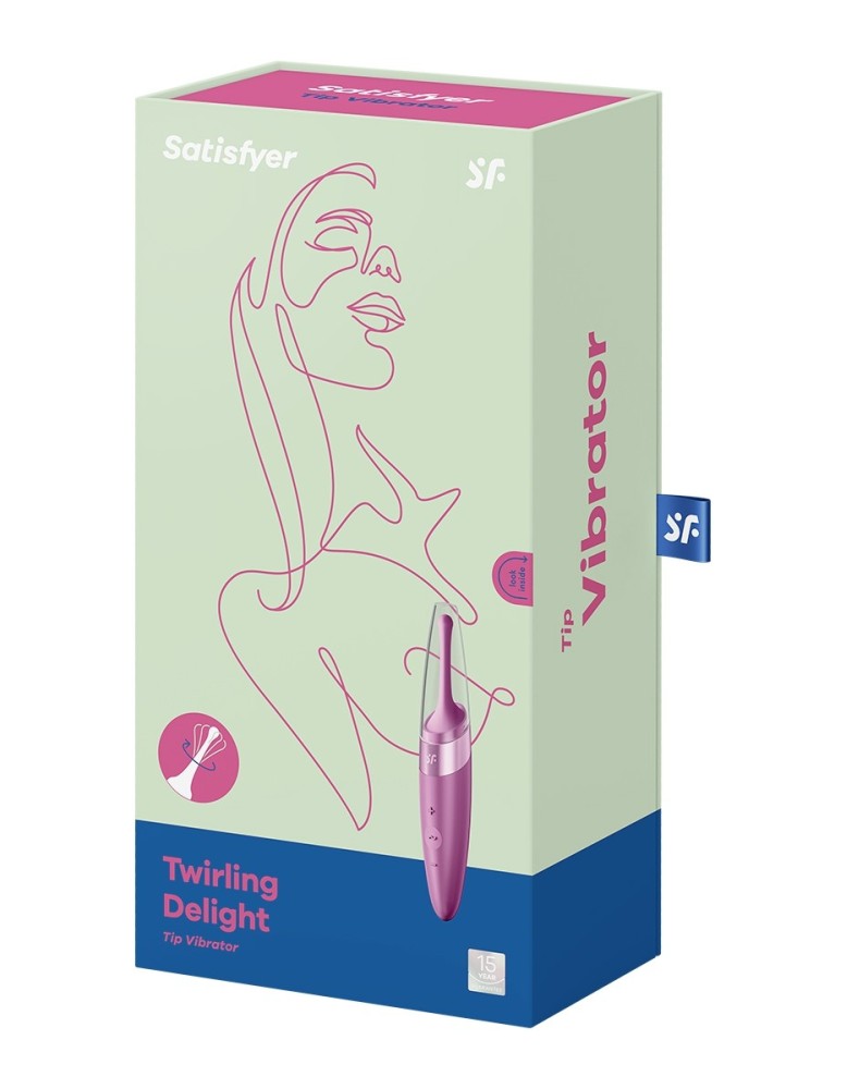 Stimulateur Twirling Delight Framboise - Satisfyer