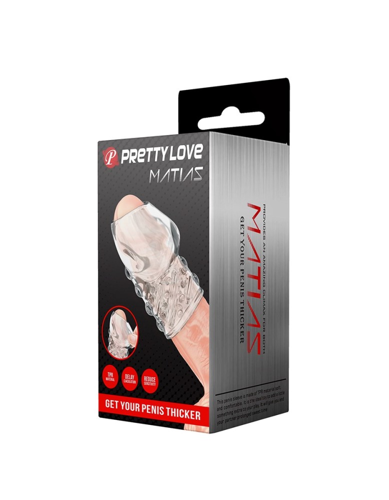 Gaine de pénis avec picots Matias