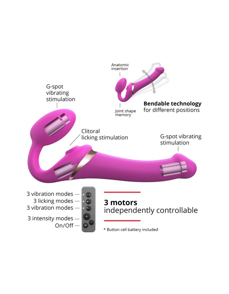 Strap-on-me Multi Orgasm Fuchsia S