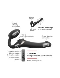 Strap-on-me Multi Orgasm noir XL