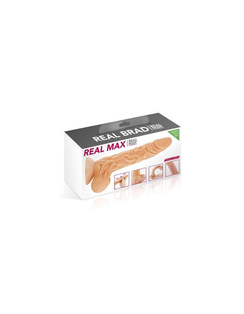 Gode ultra-réaliste 24 cm - Real max