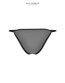 Slip échancré tulle et broderies