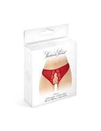 Culotte rouge ouverte Ambre - Fashion Secret