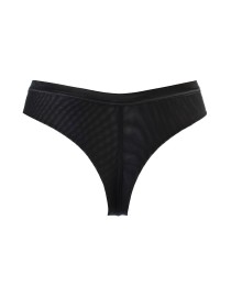 String tulle et dentelle noir V-10718 - Axami