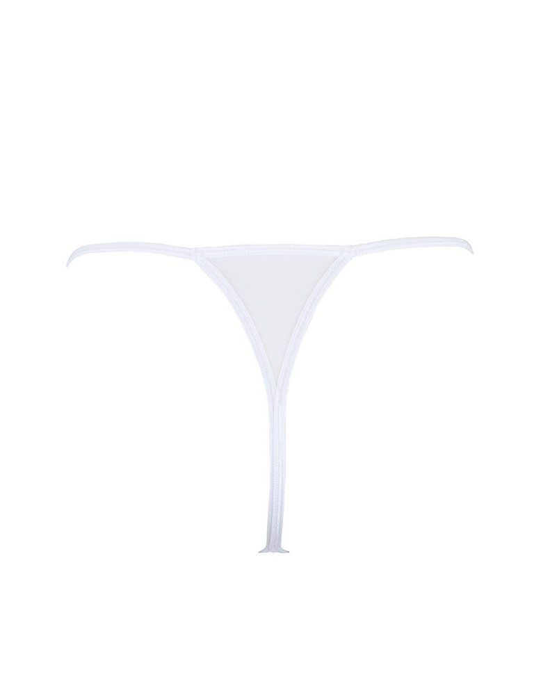 String blanc à clous dorés V-9798 - Axami