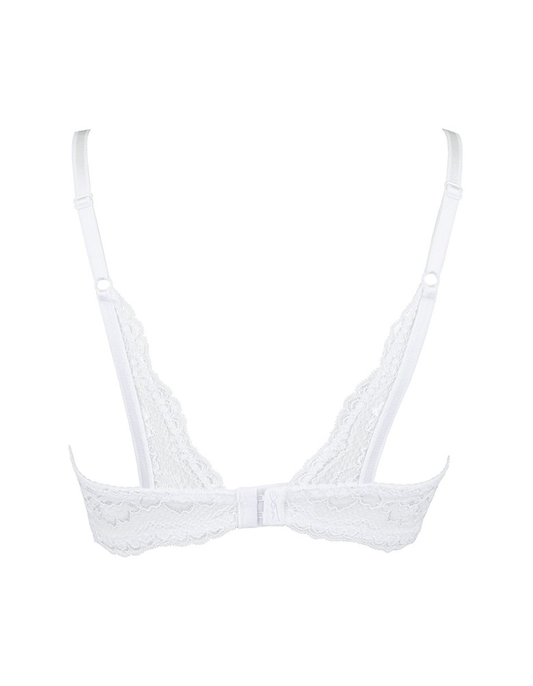 Soutien-gorge ouvert blanc V-9821 - Axami