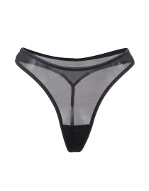 Porte-jarretelles noir et string