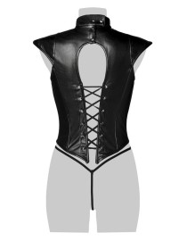 Corsage lacé sexy fetish - Grey Velvet