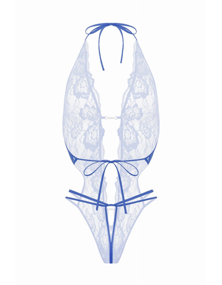 Body string ouvert Renee bleu - Christine