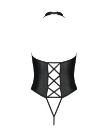 Body ouvert faux cuir Nancy - Passion
