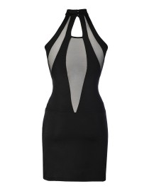 Robe noire V-9269 - Axami