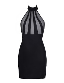 Robe noire V-9149 - Axami