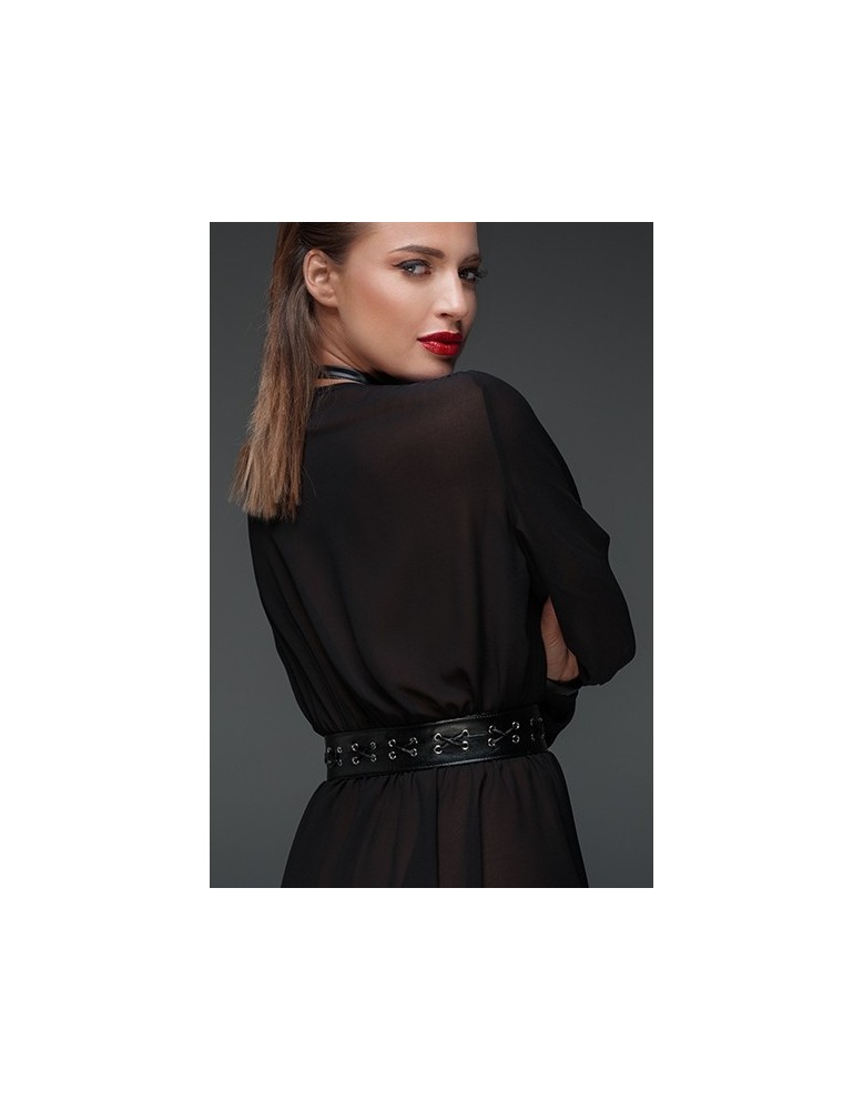 Minirobe choker en mousseline F150