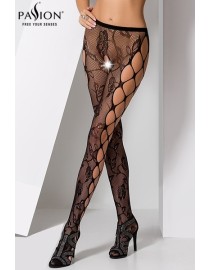 Collants ouverts S008 - Noir