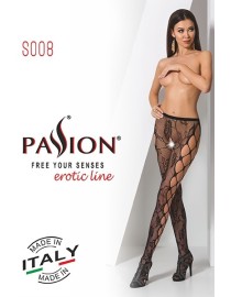 Collants ouverts S008 - Noir