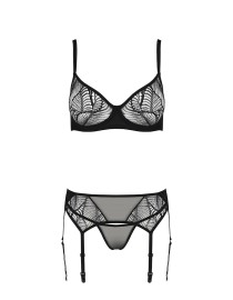 Ensemble à jarretelles Leafa - Passion ECO Collection