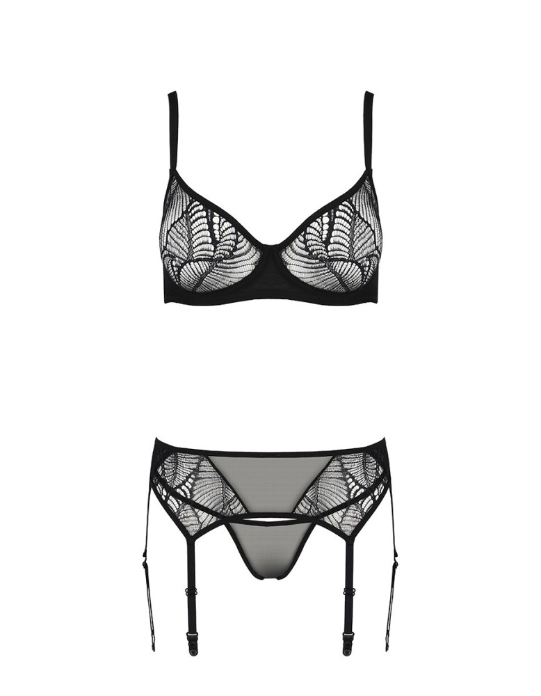 Ensemble à jarretelles Leafa - Passion ECO Collection