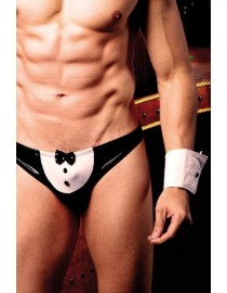 Déguisement sexy serveur 3 pièces