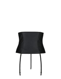 Serre taille à jarretelles faux cuir Céline - Passion