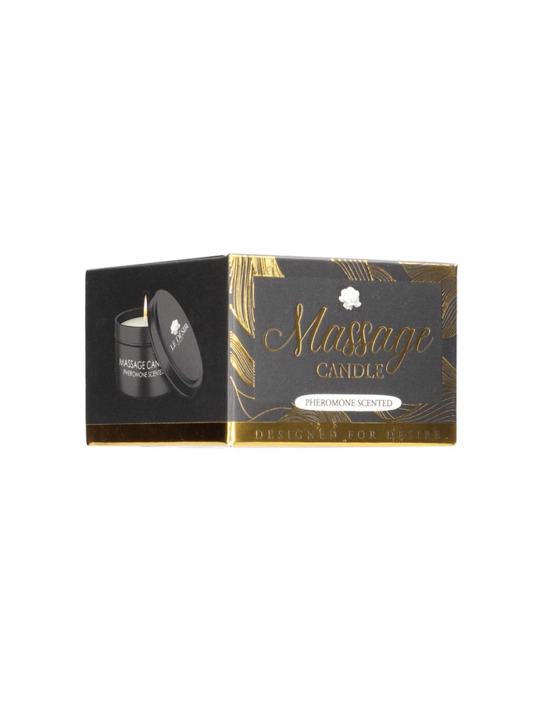 Bougie de massage érotique parfum phéromones 100g - Le Désir