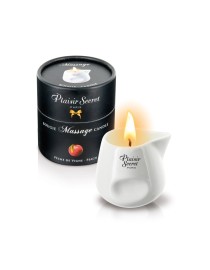 Bougie de massage - Pêche
